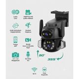 Teknotimer 360 Hareketli Wifi Waterproof Akıllı Ip Güvenlik Kamerası (Carecampro) Uygulama Akıllı Ip Dış Mekan Kamerası