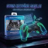 Teknotimer Double Titreşimli Ps3 Wireless Oyun Kolu Uyumlu Kablosuz Analog Gamepad Joystick Oyun Kolu