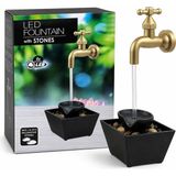 Teknotok LED Şelale Dekoratif Masaüstü Su Fıskiyesi Taşlı LED Fountain L-015