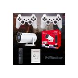 TEKNOTOPIA 4K Android Oyun Konsollu Taşınabilir Ultra Hd LCD LED Projeksiyon Netflix Prime Dolby Audio Destekli