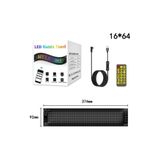 Teknotopia LED Matrix Panel 37CM Dijital Ekranlı Kumandalı App Uygulamalı Tabela, Araba, Motor, Kamyon, Tır