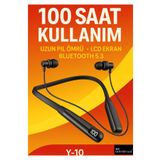 teknotrust 100 Saat Şarjlı Boyuna Takılan Lcd Ekranlı Gürültü Önleyici Kulak Içi Kablosuz Kulaklık - Bluetooth