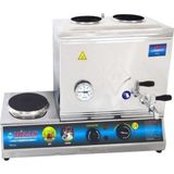 TeknoTrust 30 Lt. Elektrikli Çay ve Kahve Kazanı, Metal, Gri, Pratik ve Şık Tasarım - 1650 W