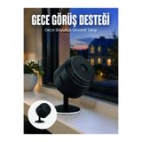 teknotrust A9 Şarjlı Mini IP Kamera HD Kablosuz Güvenlik Kamerası Micro SD Kart Destekli
