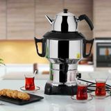Teknotrust Aldente Siyah Klasik Elektrikli Semaver 4.5 Litre