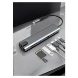 teknotrust Deluxe Macbook Pro Air Usb Type-c Hub Dönüştürücü Çevirici Çoklayıcı Usb Hdmı Micro Sd 8 Girişli İNT