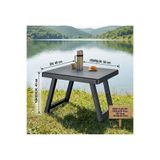 teknotrust DEM HOME Katlanır Plastik Sehpa - Kamp Masası Küçük Piknik Masası Plastik 50*40cm