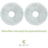 Teknotrust Gri 2'li Mop Bezi Seti, Robot Süpürge Için Uyumlu ve Temizliğe Yardımcı - Seçenek 1