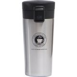Teknotrust Kilitli 304 L Çelik Gri 500 ml Kahve Termos Mug CIN406GR - 0,01 lt - 0400