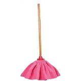 Teknotrust Mikrofiber Havlu ve Paspas Mop Ucu ile Ahşap Saplı Temizlik Takımı