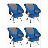 Teknotrust Mini Kamp Sandalyesi 4 Lü Set - 6456 Ecorce Tube Marron - Polyester
