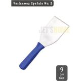 Teknotrust Paslanmaz Çelik Pizza ve Börek Kesici, Mavi Saplı, 9 cm Çap - Ahşap - Ceviz - Seçenek 1