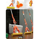 Teknotrust Sihirli Kelebek Mop Camsil Duvar Yüzey Cam Silme Aparatı Mop Mikrofiber Sprey - Altın