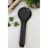 teknotrust Siyah Paslanmaz metal siyah tezgah üstü kirli kaşıklık, kaşık altlığı Metal 30 x 34