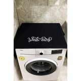 Teknotrust Siyah Wash And Dry Çamaşır Makina Örtüsü Duck Kumaş, Leke ve Toz İtici Özellikli 60 x 100 cm - 400 gr