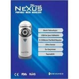 TeknoTrust Taşınabilir Mesh Nebulizatör, Hafif ve Pratik Solunum Cihazı - 0 - 1 Yaş - Seçenek 1