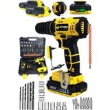 teknotrust Tekno Trust Li-Ion Akülü Vidalamalar Japon Technology 58V 8AH T-7 Darbeli Metal Şanzıman Şarjlı Çift Akülü Vida
