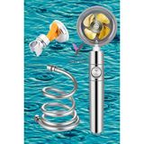 Teknotrust Turbo Pervaneli Pvc Duş Başlığı, Vakumlu Mafsal ve Serinletici Tasarım - Seçenek 1