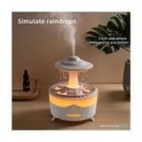 Teknotrust Ultrasonik Hava Nemlendirici Buhar Makinesi ve Aroma Difüzörü Işıklı Terapi Aromatik Koku Verici - Gri
