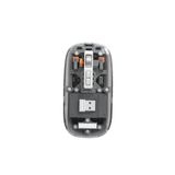 teknotrust YeniNesil Taşınabilir Kablosuz Bluetooth Şeffaf Mouse Şarjlı Sessiz Tıklama Tablet Telefon PC Uyumlu
