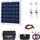 Teknovasyon Arge 10 Watt Güneş Paneli Aydınlatma Paketi Solar Paket - Renkli
