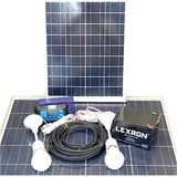 Teknovasyon Arge 20 Watt Güneş Paneli Aydınlatma Paketi Solar Paket - Renkli