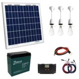 Teknovasyon ARGE 50 Watt Güneş Paneli Aydınlatma Paketi Solar Paket