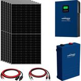 Teknovasyon Arge 6X600W Topcon Güneş Paneli 8kva Inverter 51.2V 100AH Lityum Bataryalı Hazır Solar Enerji Paketi - Renkli