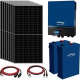 Teknovasyon Arge 8X600W Topcon Güneş Paneli 7.2kva Inverter 2X51.2V 100AH Lityum Bataryalı Hazır Solar Enerji Paketi - Renkli