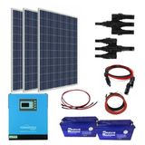 Teknovasyon Arge Bağ Evi Solar Paketi 3KVA İnverter 285W Güneş Paneli 100AH Jel Akü Bağ Evi Off Grid Paket Güneş Enerjisi