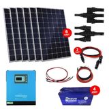 Teknovasyon Arge Güneş Enerjisi Bağ Evi Solar Paketi 5 KVA İnverter 330 W Güneş Paneli 150ah Jel Akü