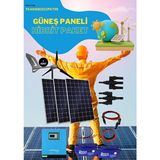 Teknovasyon Arge Güneş Enerjisi Hibrit Paket 3 Kva Tam Sin. Inverter 330 Watt Güneş Paneli 150 Amper Jel Akü 1000 Watt 24 V Rüzgar Türbini + Yerli Şarj Kontrol Cihazı Rüzgar Türbini Set