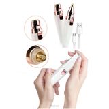 TeknoZar 2 Başlıklı Epilasyon Çene yüz kaş Işıklı Kıl Tüy Alma Mini Cep Epilasyon Kadın Mini Traş Makinesi