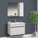 Tekoplus Bella Banyo Dolabı Takım 80 cm Belly - Beyaz