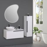 Tekoplus Thin Banyo Dolabı Takım 90 cm Beyaz