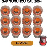 Tekoro Akrilik Sprey Boya 400 ml 12 Adet – Metal, Plastik, Ahşap Cam ve Oto Yüzeylere Uygun Renkler - Saf Turuncu