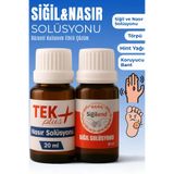 TEKPLUS Siğil ve Nasır Solüsyonu Seti – Hint Yağı + Törpü + Koruyucu Bant Hediyeli
