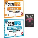 Tekrar Akademi 2026 Kpss Türkçe + Matematik Video Ders Notları 2 Li Set+Anla Kazan Paragraf