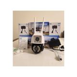 TekRenkMarket O-kam Okam 3012 Wifi 6 Mp (3+3)Ptz 2 Kamera Gece Görüşlü Kablosuz Güvenlik Kamerası Adaptör Dahil
