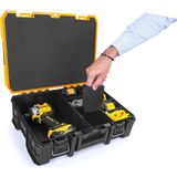 Tekreyonda Süper Bag Master Case Organizer Bölmeli Teknisyen Takım Çantası ASR-6031 - 001-Renkli
