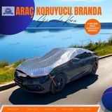 Teks Car 5,5 Metre Güneş Koruyucu Ultra Sağlam Dolu Brandası Suv - Sedan Model Araçlar Için Su Geçirmez Malzeme
