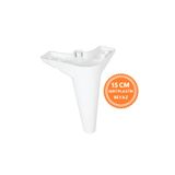 TEKSAN 15Cm Konik Mobilya Ayağı, Koltuk Ayağı, Sert Plastik