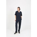 TEKSAN LACİVERT kADIN Doktor Hemşire Öğrenci Forma Takımı ALPAKA LİKRALI