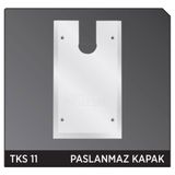 Teksan Tks 01 Cam Kapı Paslanmaz Hidrolik Kapağı