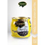 TEKSEN TEKSEN Yağlı Sele Siyah Zeytin Teneke-Sarı-1800G - 1 kg