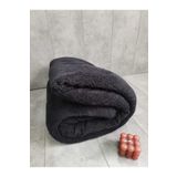 Teksev Aurora Siyah Renk Welsoft Peluş Çift Kişilik Battaniye 185 x 220 cm