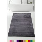 Teksev Elite Antrasit 120X180 cm Büyük Ebat Pufidik Banyo Halısı Köşeli Peluş Kaymaz Banyo Paspası
