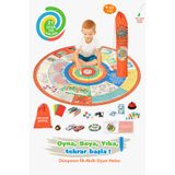 Teksev FunFlo 21 Oyunlu Eğitici Oyun Halısı - Boyanabilir, 10 Parçalı Çocuk Etkinlik Aktivite Matı