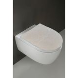 Teksev Klozet Kapak Örtüsü, Peluş Düz Vizon Renk, Banyo Klozet Örtüsü