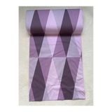 Teksev Melora Geometrik Desenli %100 Pamuk Mor Nevresimlik Çarşaflık Yastıklık Metrelik Kumaş |100-240 cm